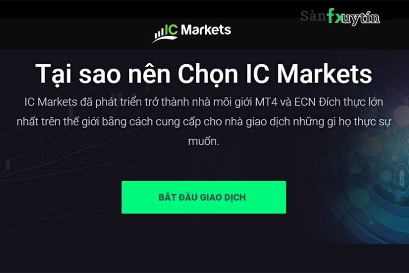 mở tài khoản trên sàn IC Markets